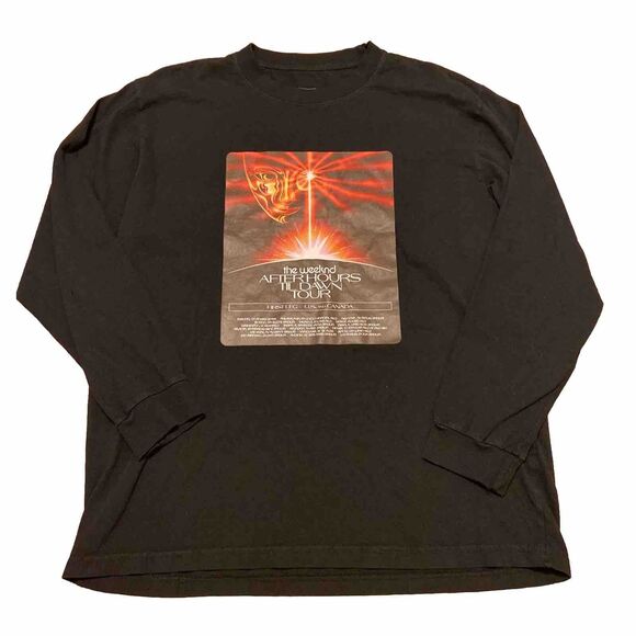 NWOT THE WEEKND After Hours Til Dawn Tour T-Shirt FIRST LEG 2022 Size Medium LS - Picture 1 of 7